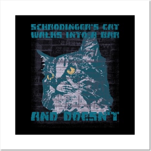 Schrodinger's Cat Science Math Posters and Art